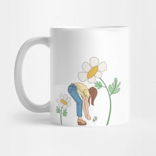 Picking Daisies Mug